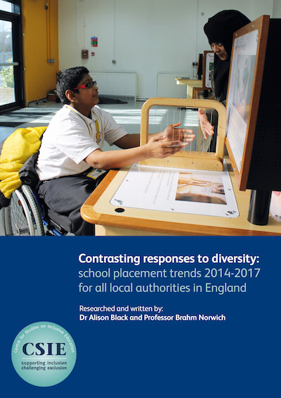 School placement trends 2014-2017 for all local authorities in England